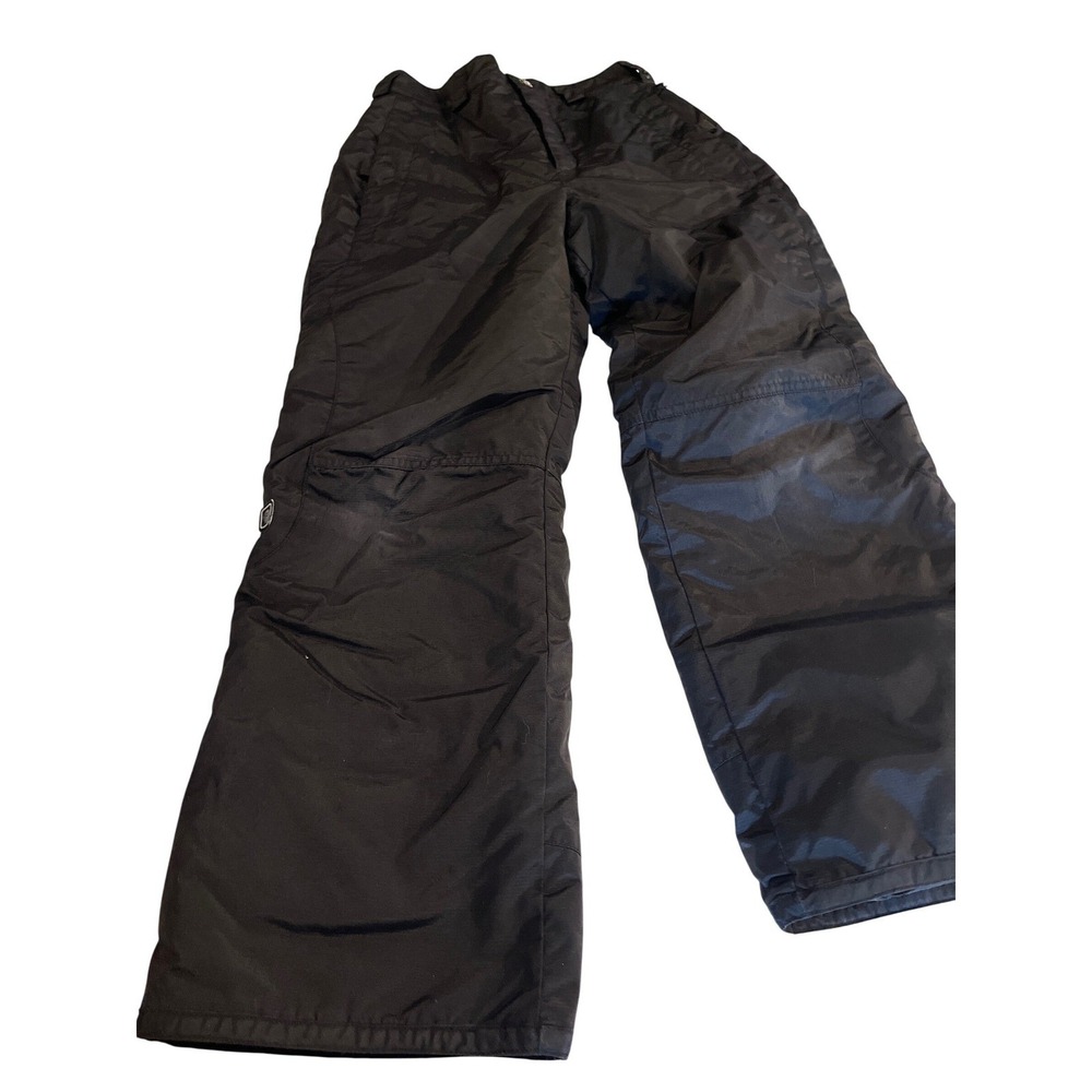 Columbia Convert Kids Black Ski Snowboard Pants Size 10 12 Insulated Waterproof